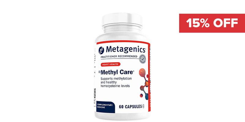 15% Off Metagenics Methyl Care Cover Image